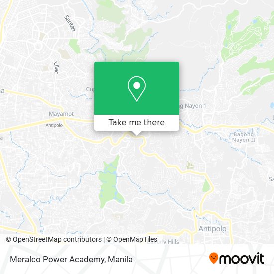 Meralco Power Academy map