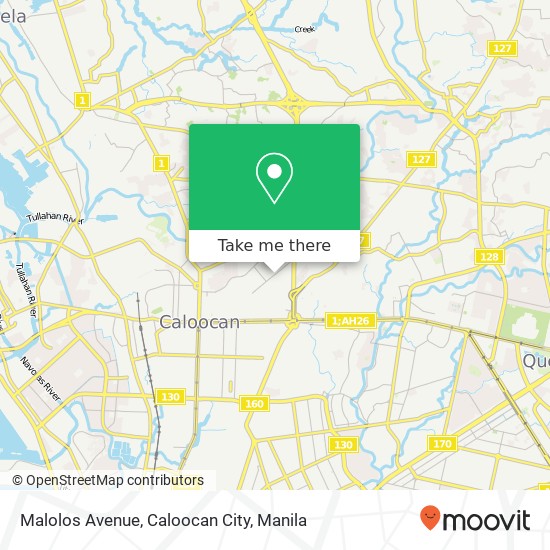 Malolos Avenue, Caloocan City map