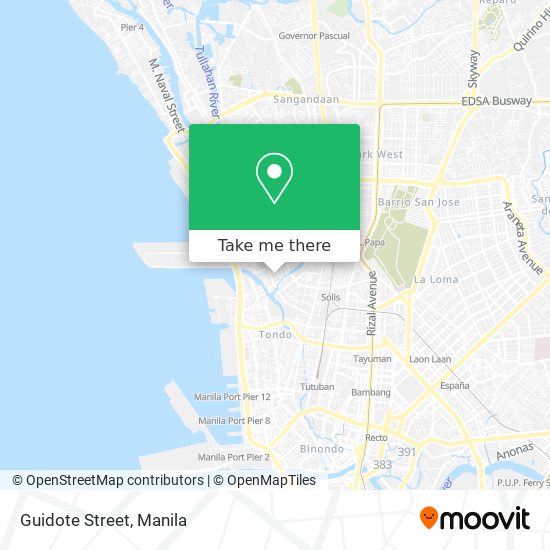 Guidote Street map