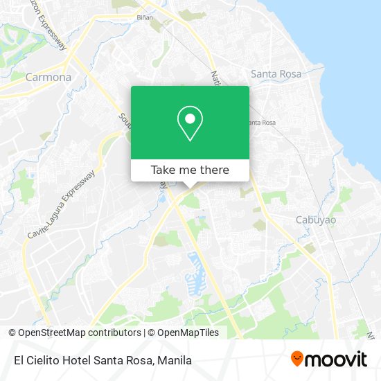 El Cielito Hotel Santa Rosa map