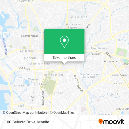 100 Selecta Drive map