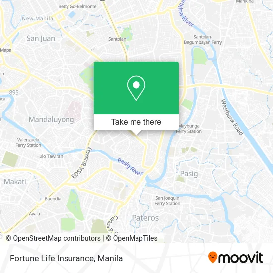 Fortune Life Insurance map