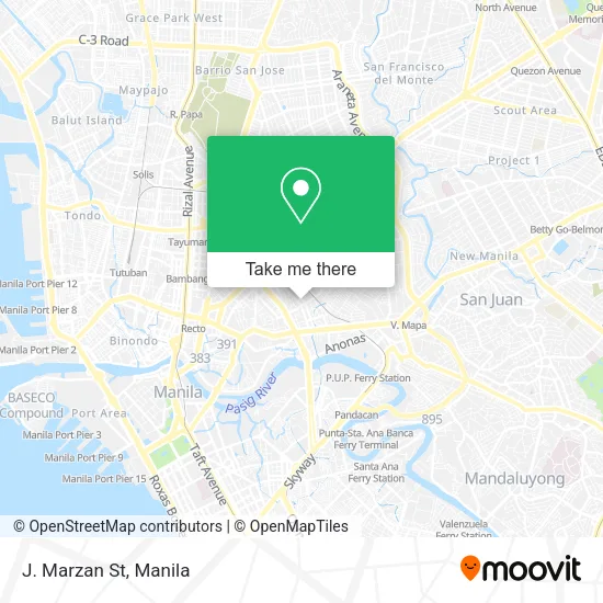 J. Marzan St map