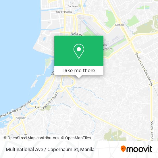 Multinational Ave / Capernaum St map