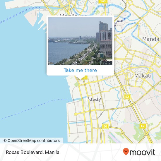 Roxas Boulevard map