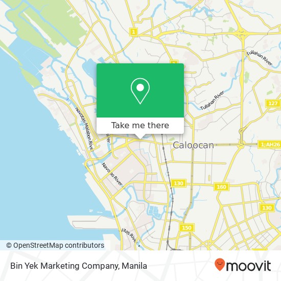 Bin Yek Marketing Company map