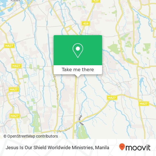 Jesus Is Our Shield Worldwide Ministries map