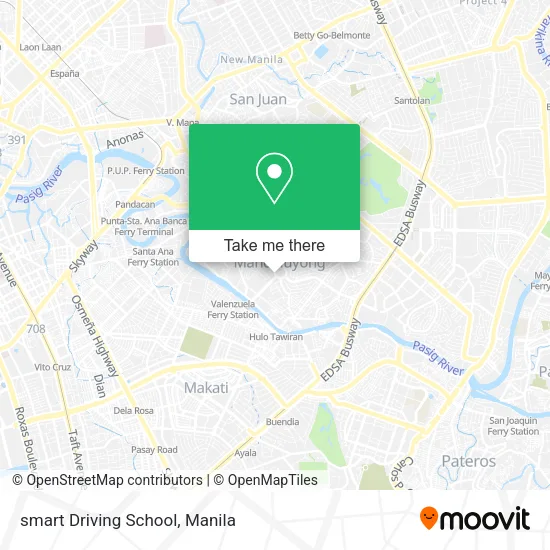 smart Driving School map