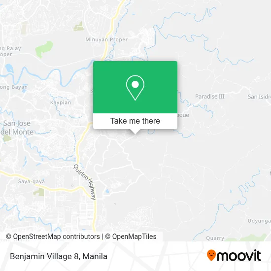 Benjamin Village 8 map
