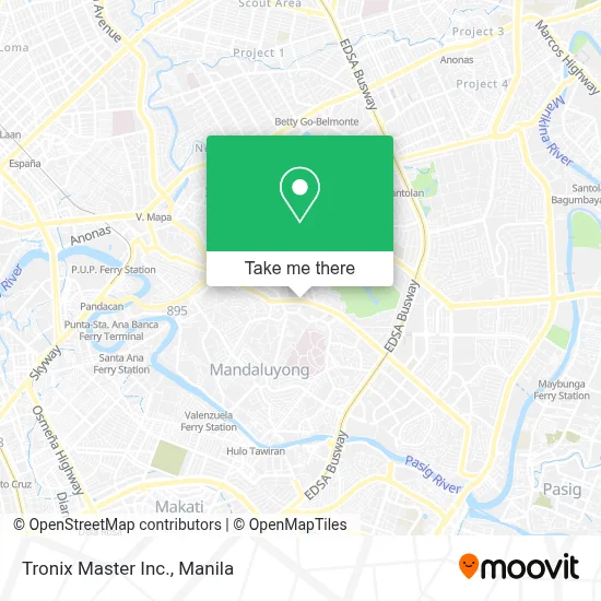 Tronix Master Inc. map