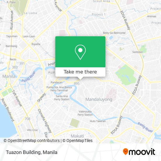 Tuazon Building map