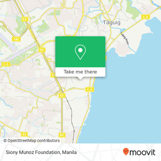 Siony Munoz Foundation map