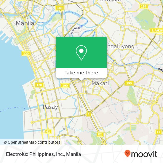 Electrolux Philippines, Inc. map