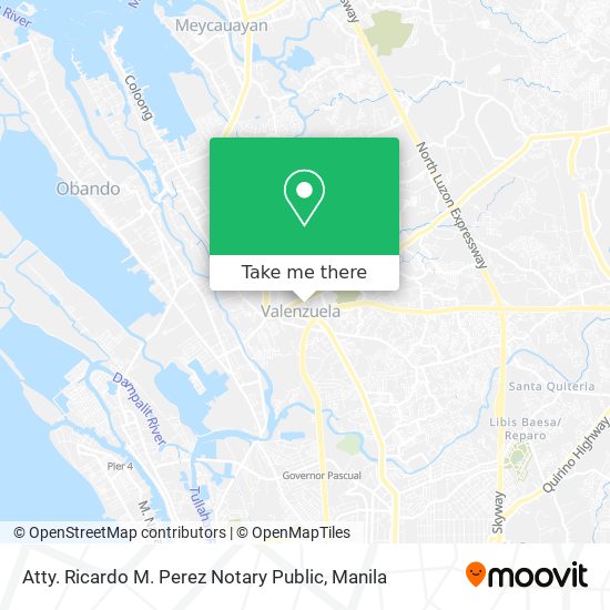 Atty. Ricardo M. Perez Notary Public map