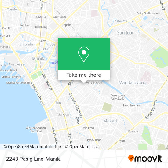 2243 Pasig Line map