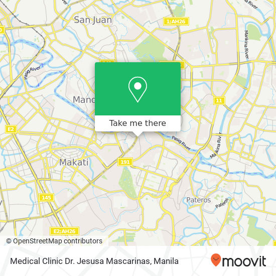 Medical Clinic Dr. Jesusa Mascarinas map