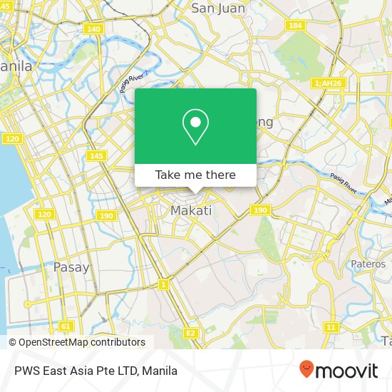 PWS East Asia Pte LTD map