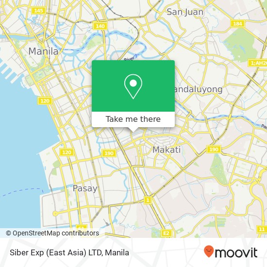 Siber Exp (East Asia) LTD map