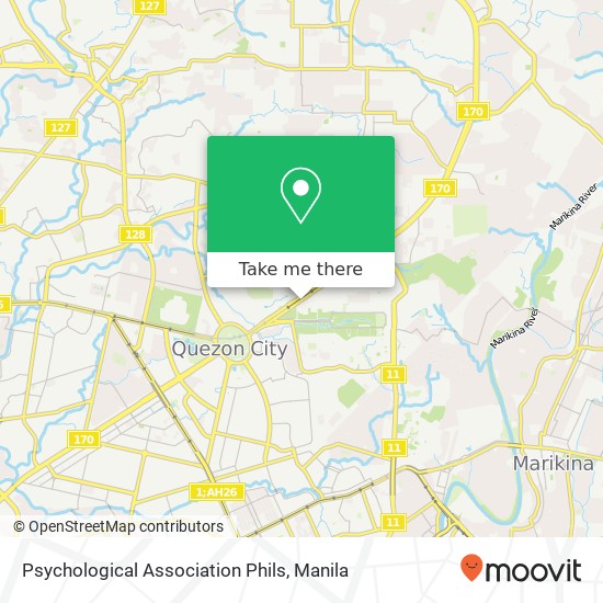 Psychological Association Phils map