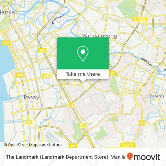 The Landmark (Landmark Department Store) map