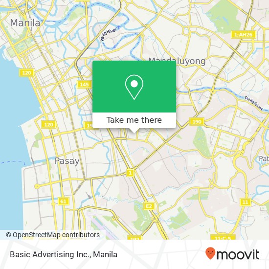 Basic Advertising Inc. map