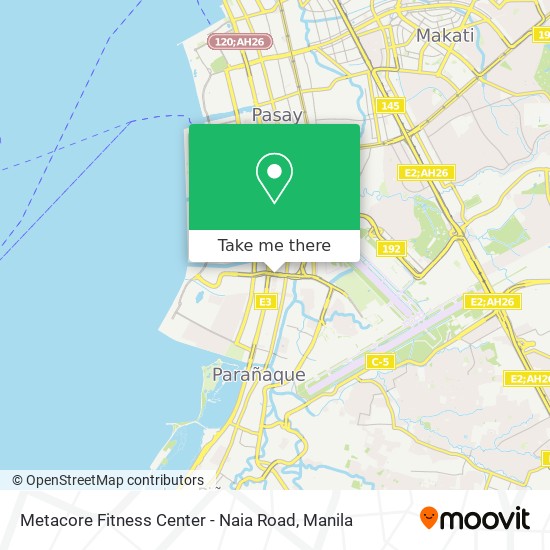 Metacore Fitness Center - Naia Road map