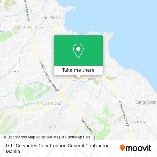 D. L. Cervantes Construction General Contractor map