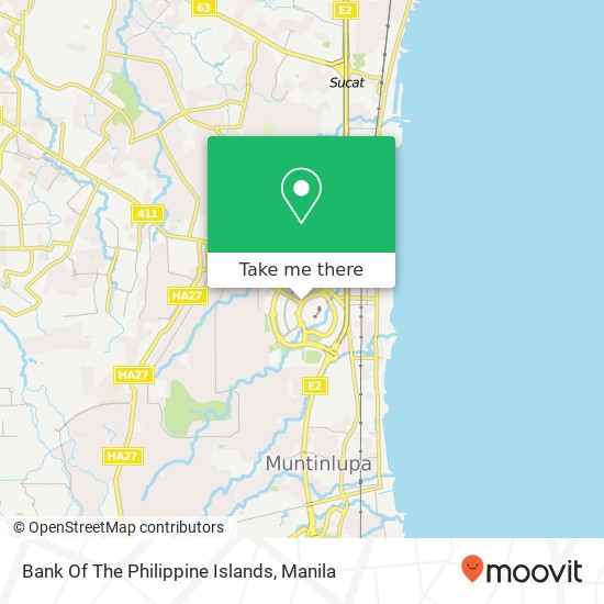 Bank Of The Philippine Islands map
