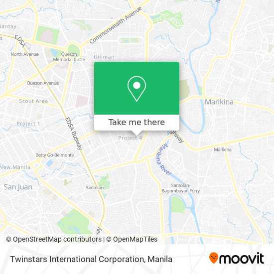 Twinstars International Corporation map