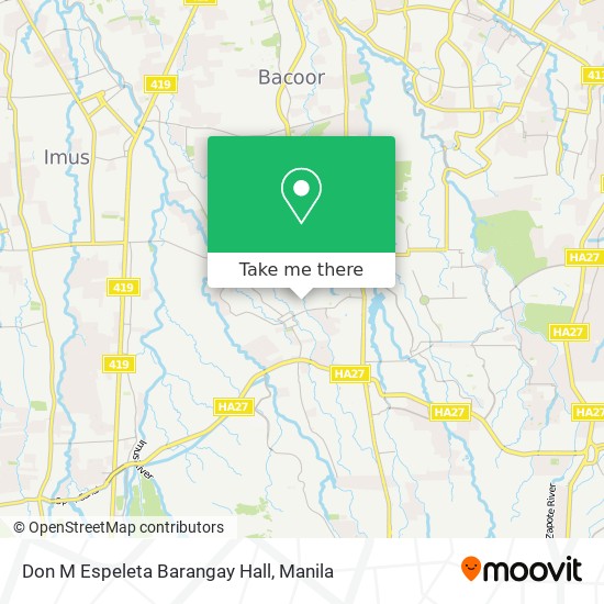 Don M Espeleta Barangay Hall map