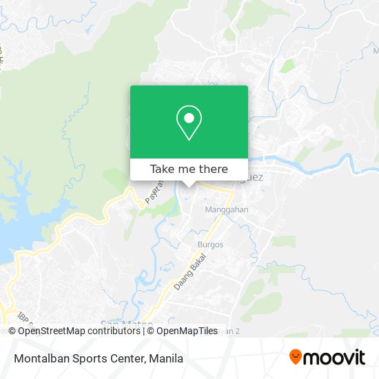 Montalban Sports Center map