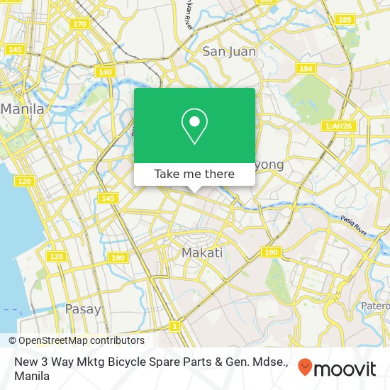 New 3 Way Mktg Bicycle Spare Parts & Gen. Mdse. map
