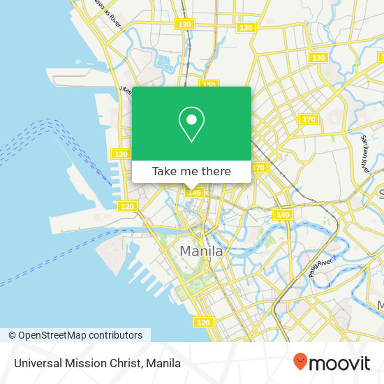 Universal Mission Christ map
