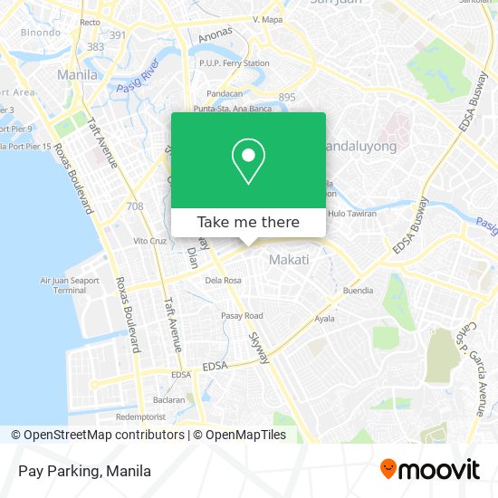 Pay Parking map