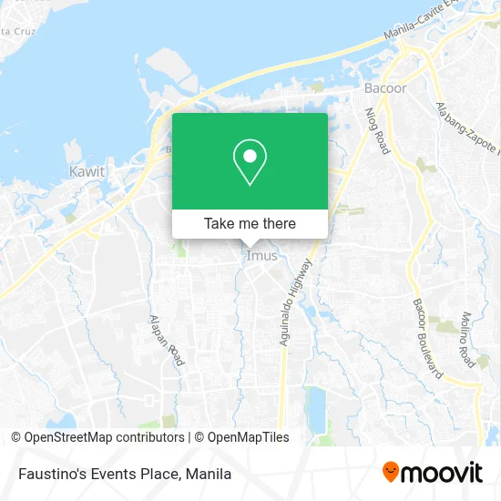 Faustino's Events Place map