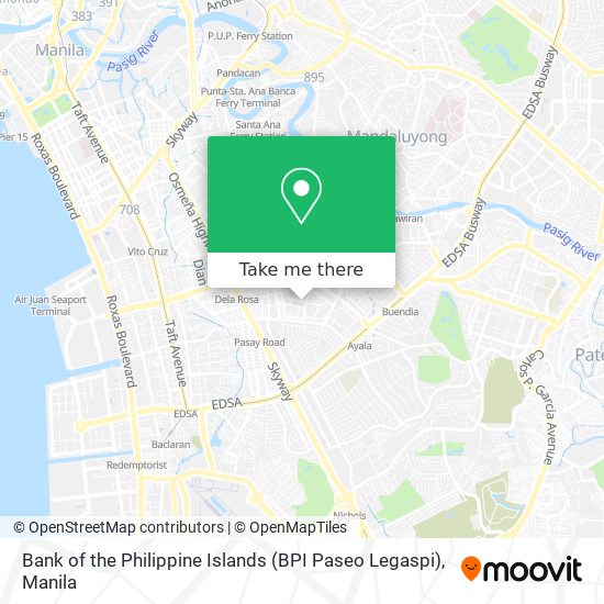 Bank of the Philippine Islands (BPI Paseo Legaspi) map