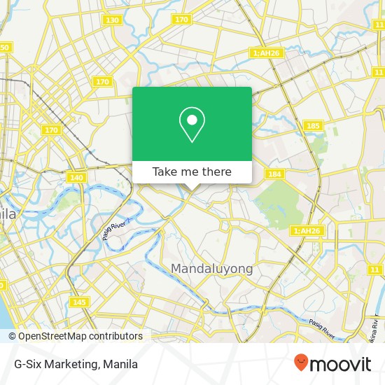 G-Six Marketing map