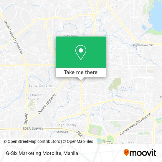 G-Six Marketing Motolite map