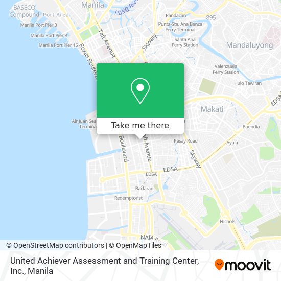 United Achiever Assessment and Training Center, Inc. map