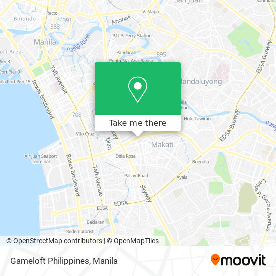 Gameloft Philippines map