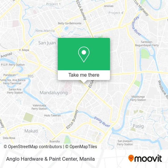 Anglo Hardware & Paint Center map