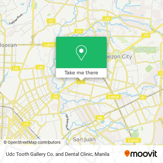 Udc Tooth Gallery Co. and Dental Clinic map