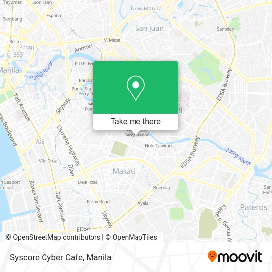 Syscore Cyber Cafe map