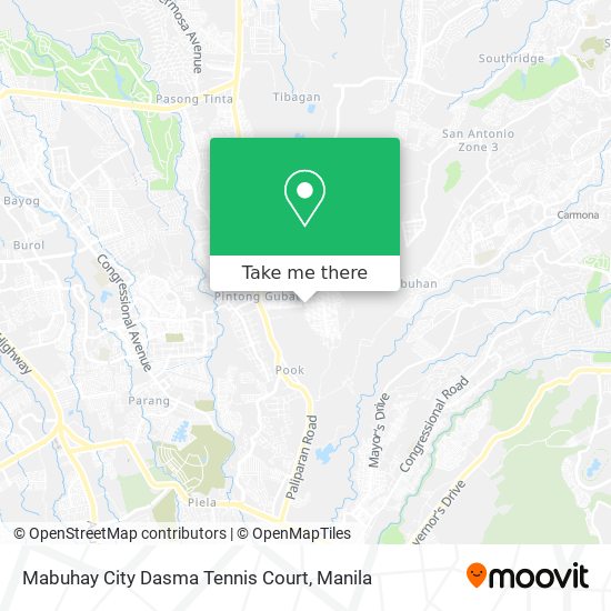 Mabuhay City Dasma Tennis Court map