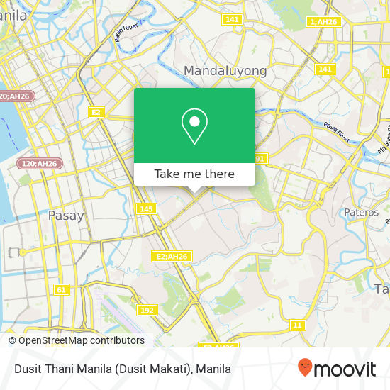 Dusit Thani Manila (Dusit Makati) map