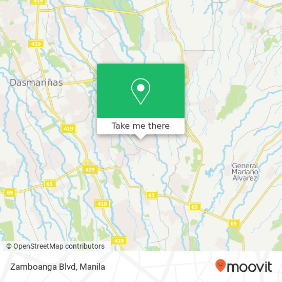 Zamboanga Blvd map