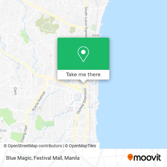 Blue Magic, Festival Mall map