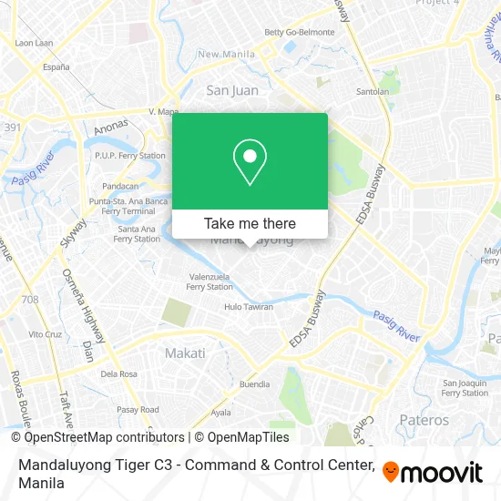 Mandaluyong Tiger C3 - Command & Control Center map