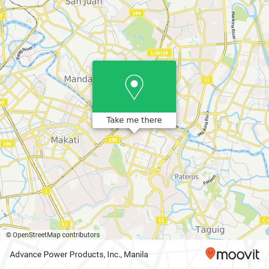 Advance Power Products, Inc. map