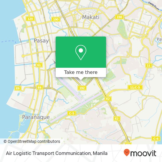 Air Logistic Transport Communication map